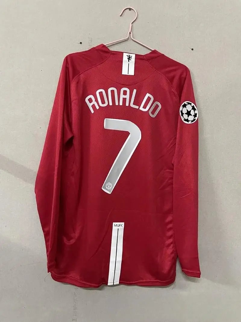 长袖#0708/红魔欧冠版7号C罗+臂章