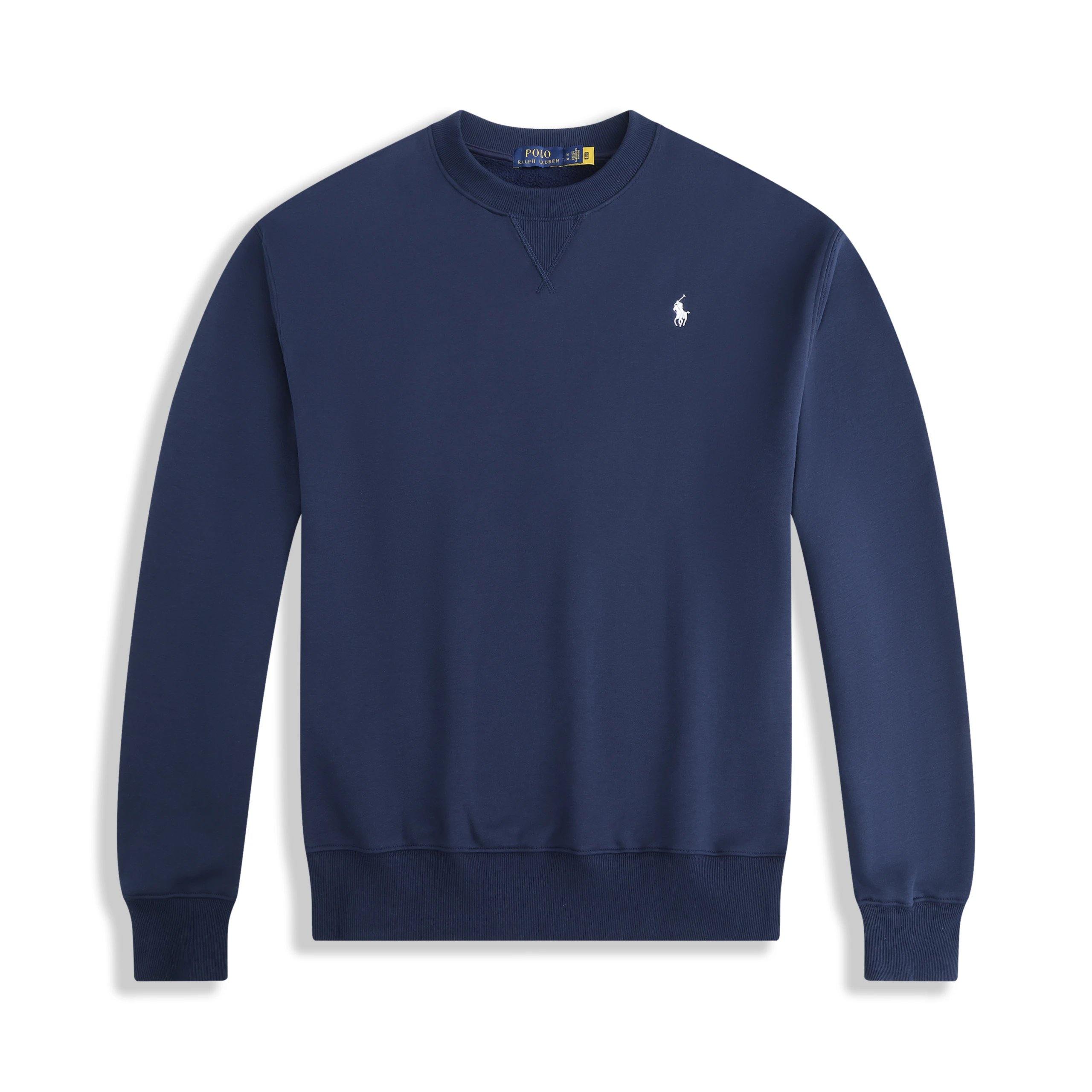 Round neck blue white label